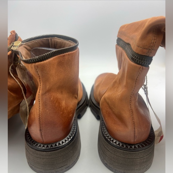 A.S.98 Larrie Convertible Boot Women’s Size 8 EU39 Whiskey Brown Leather NWT - Picture 11 of 13